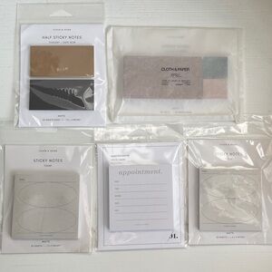Cloth & Paper Sticky Notes Bundle